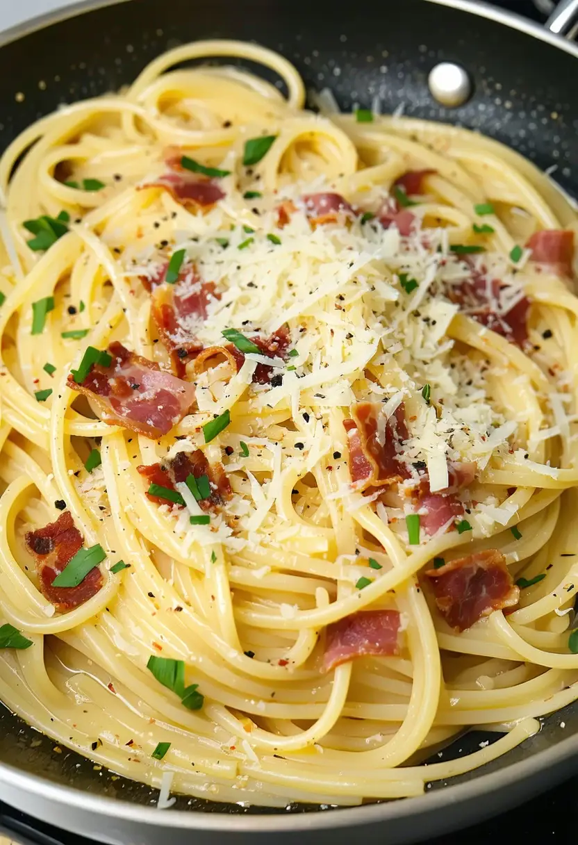 Espaguete Carbonara Clássico