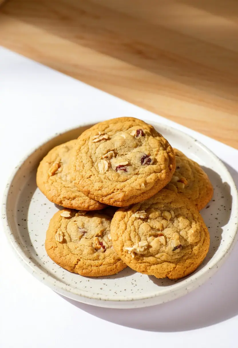 Cookies de Aveia com Bananas