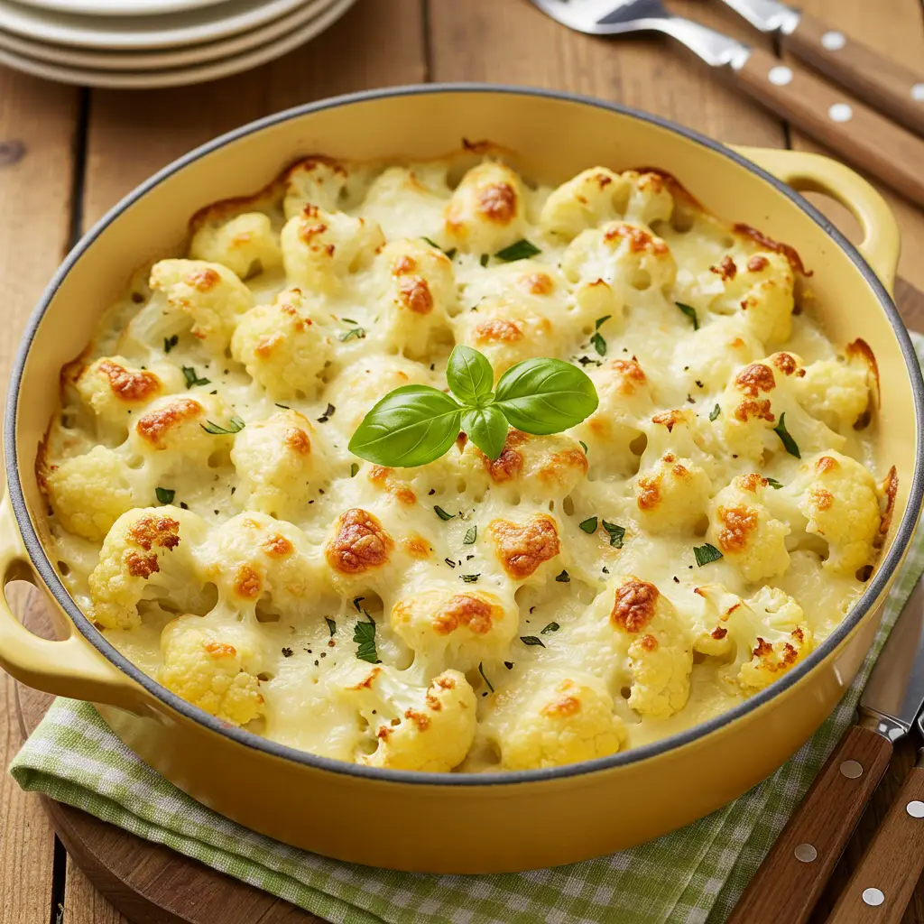 Couve-flor Gratinada