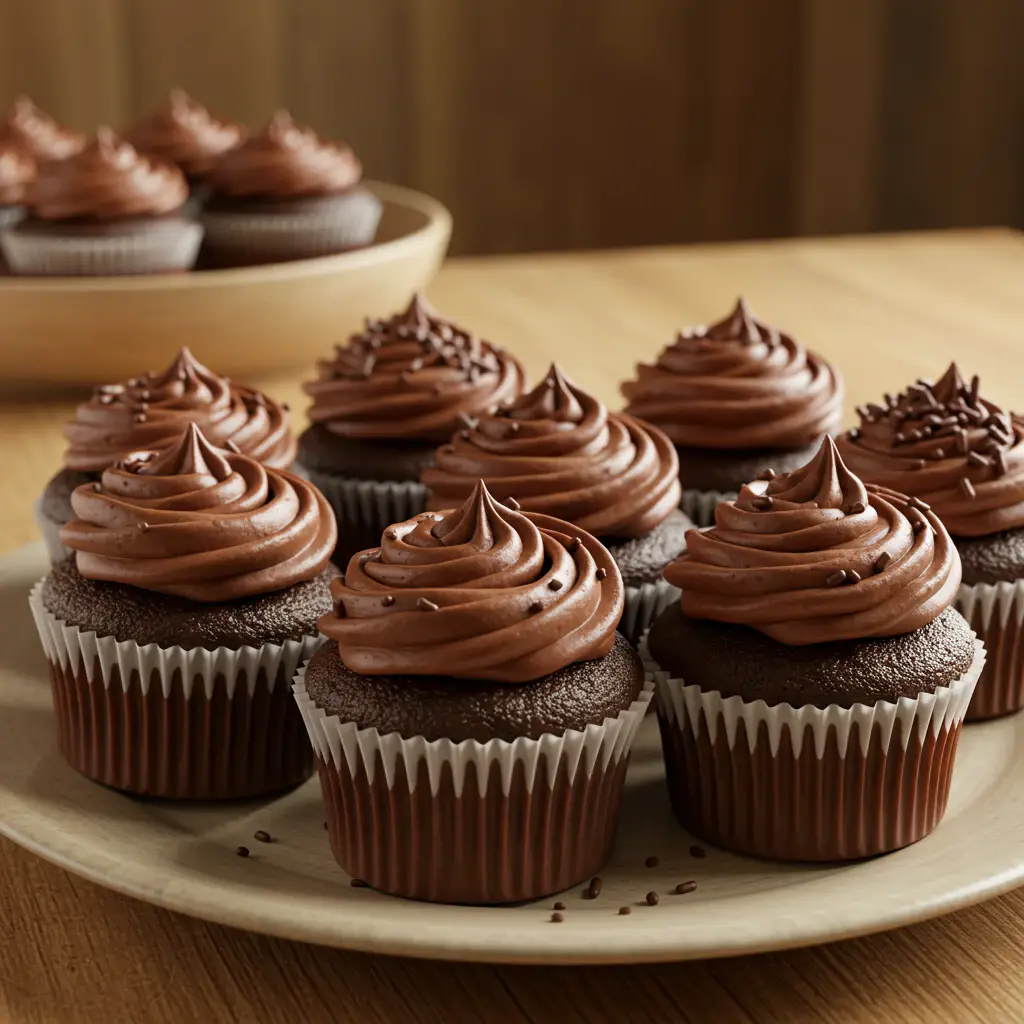 Cupcake de chocolate