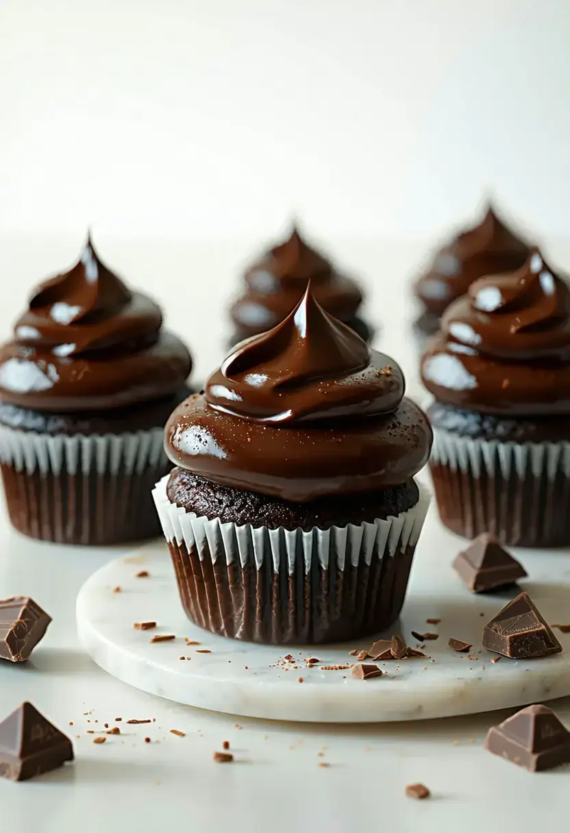 Cupcakes de Chocolate Amargo