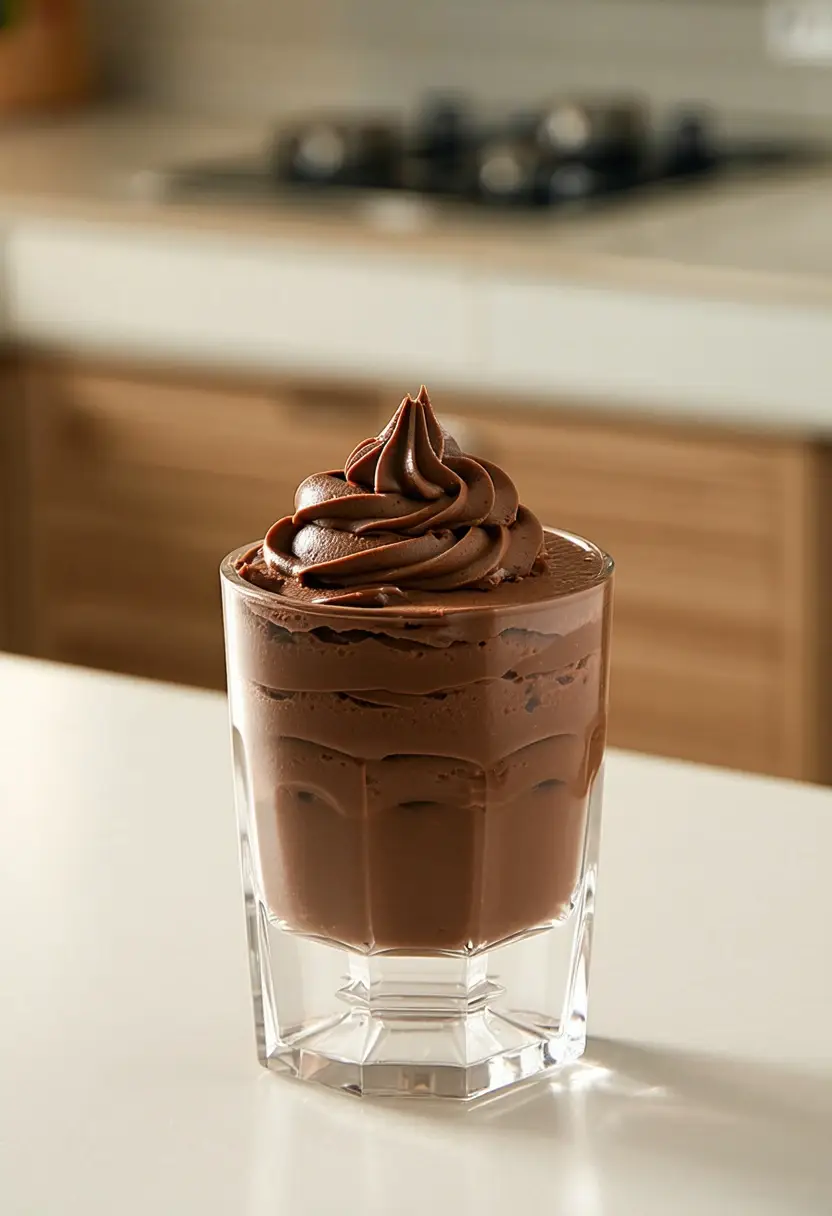 Mousse de Chocolate Amargo
