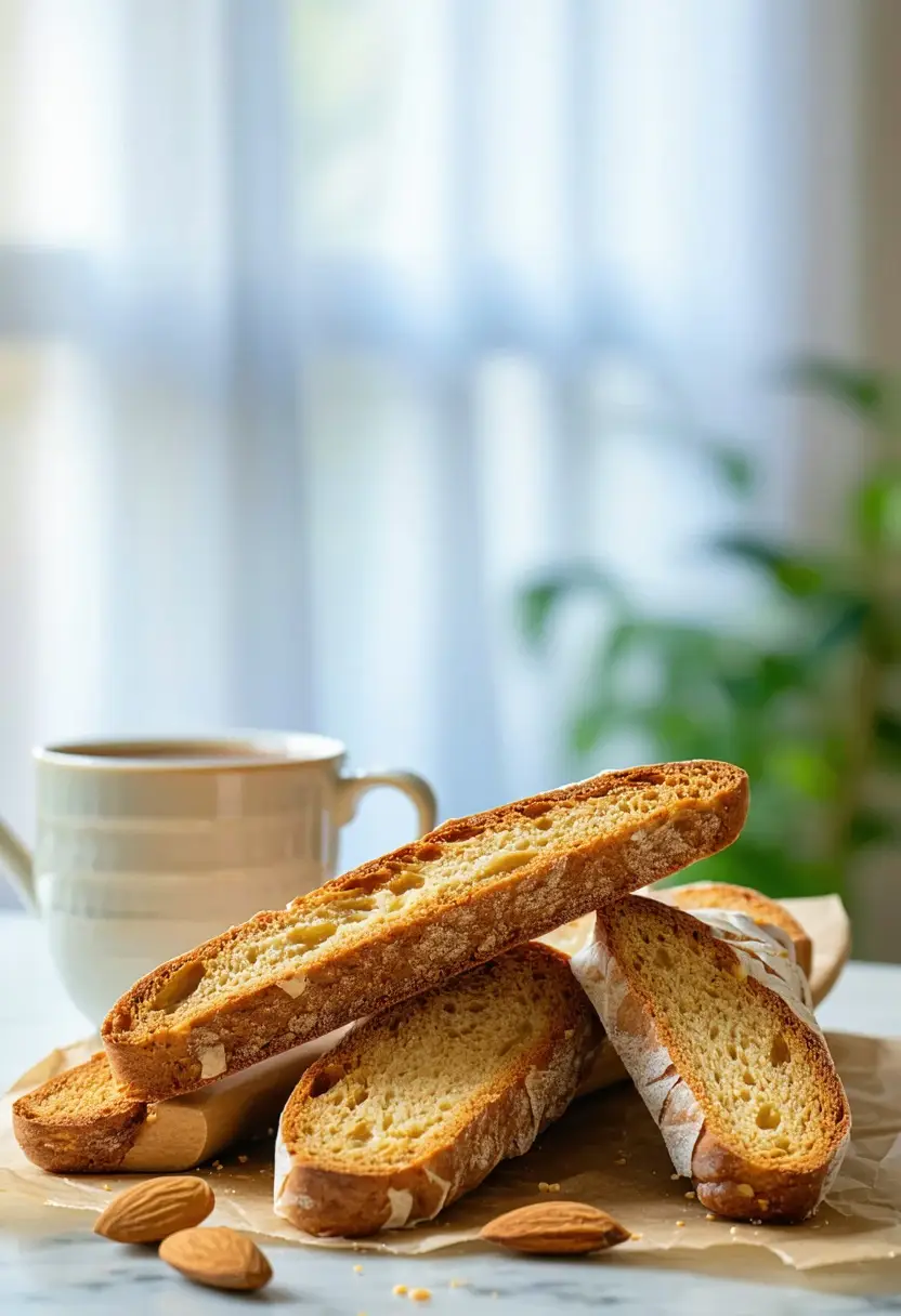 Biscotti de Amêndoas Deliciosos