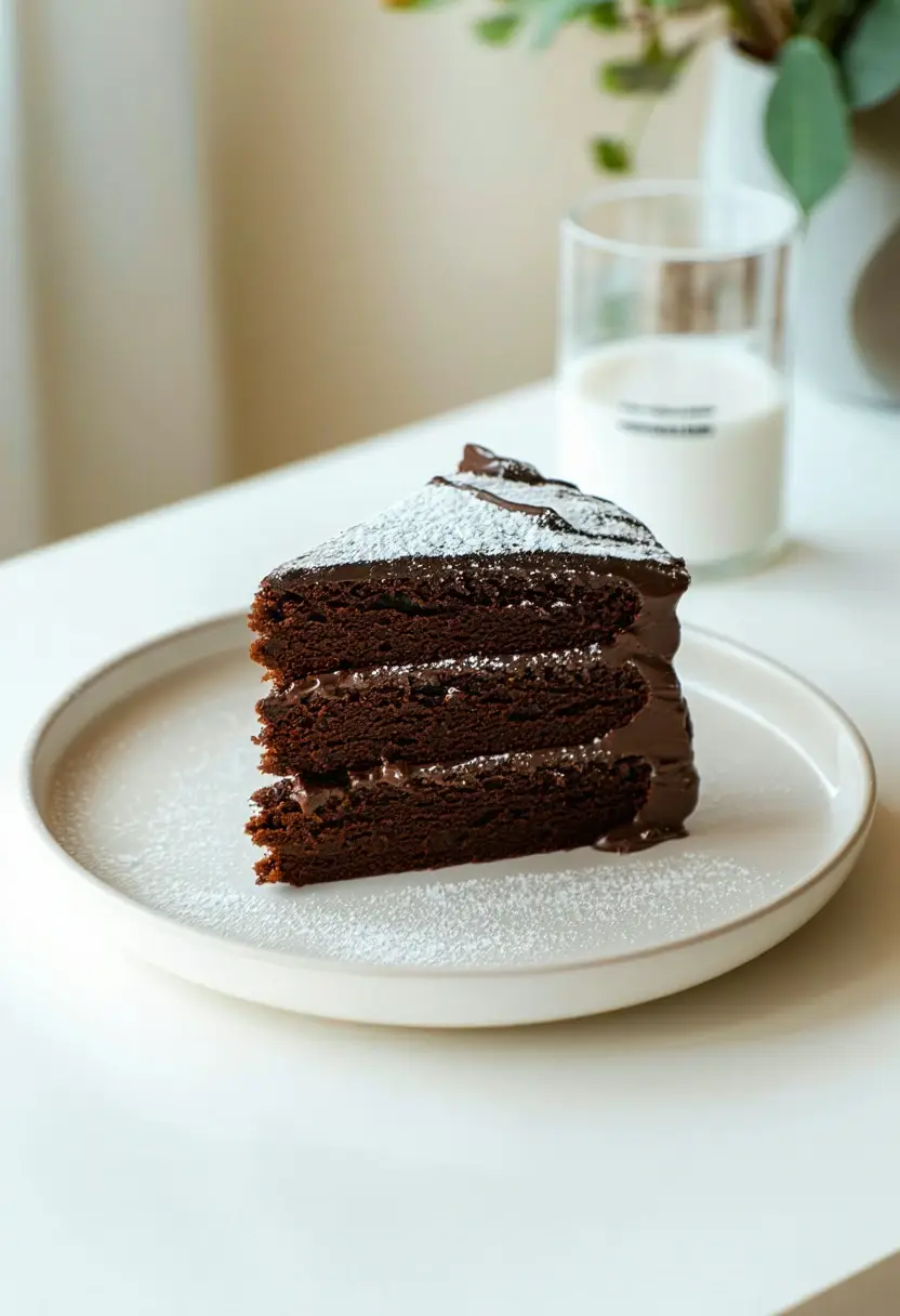 Bolo de Chocolate Vegano Delicioso