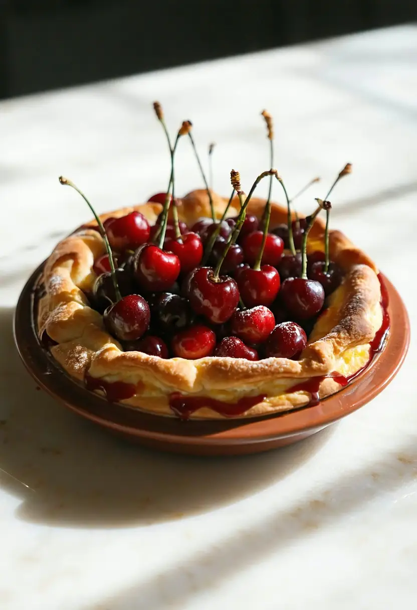 Clafoutis de Cereja Delicioso