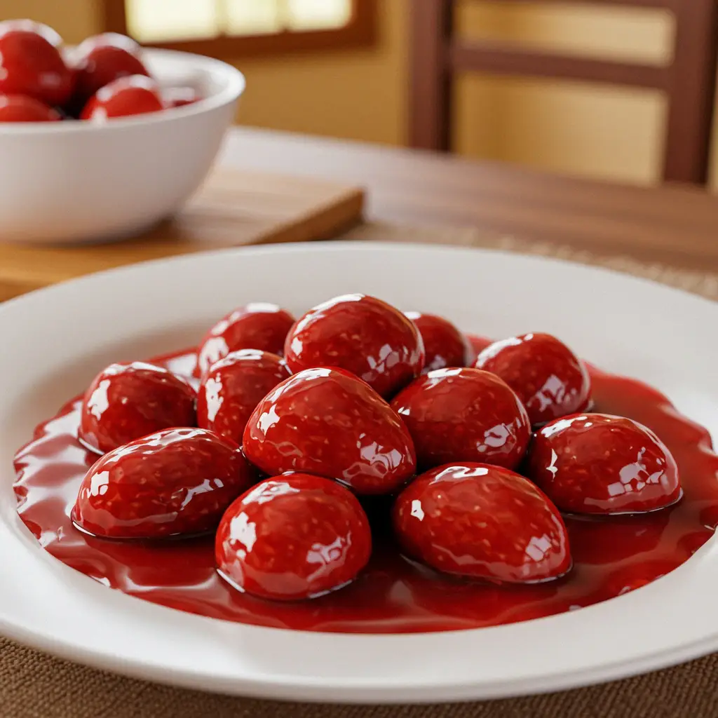 Doce simples de morango