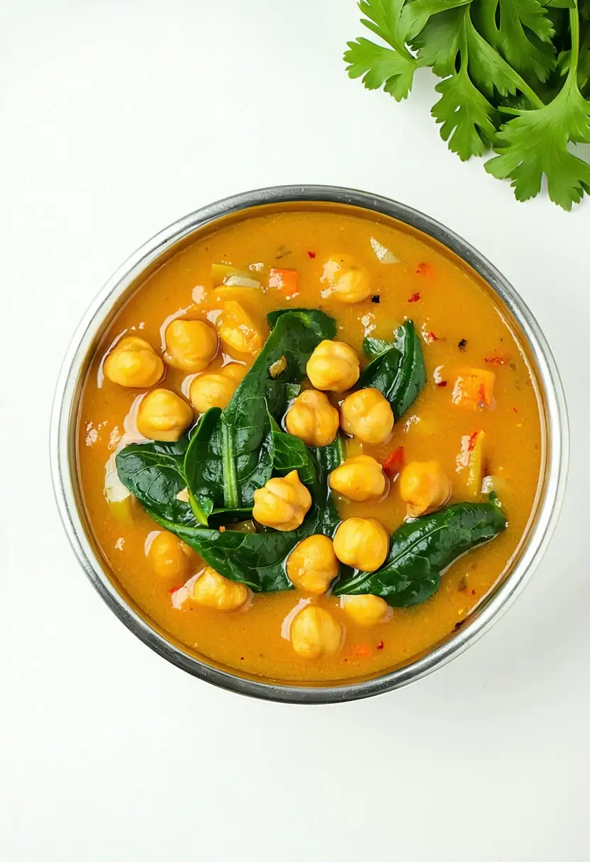 Curry Vegano de Grão-de-Bico Fácil