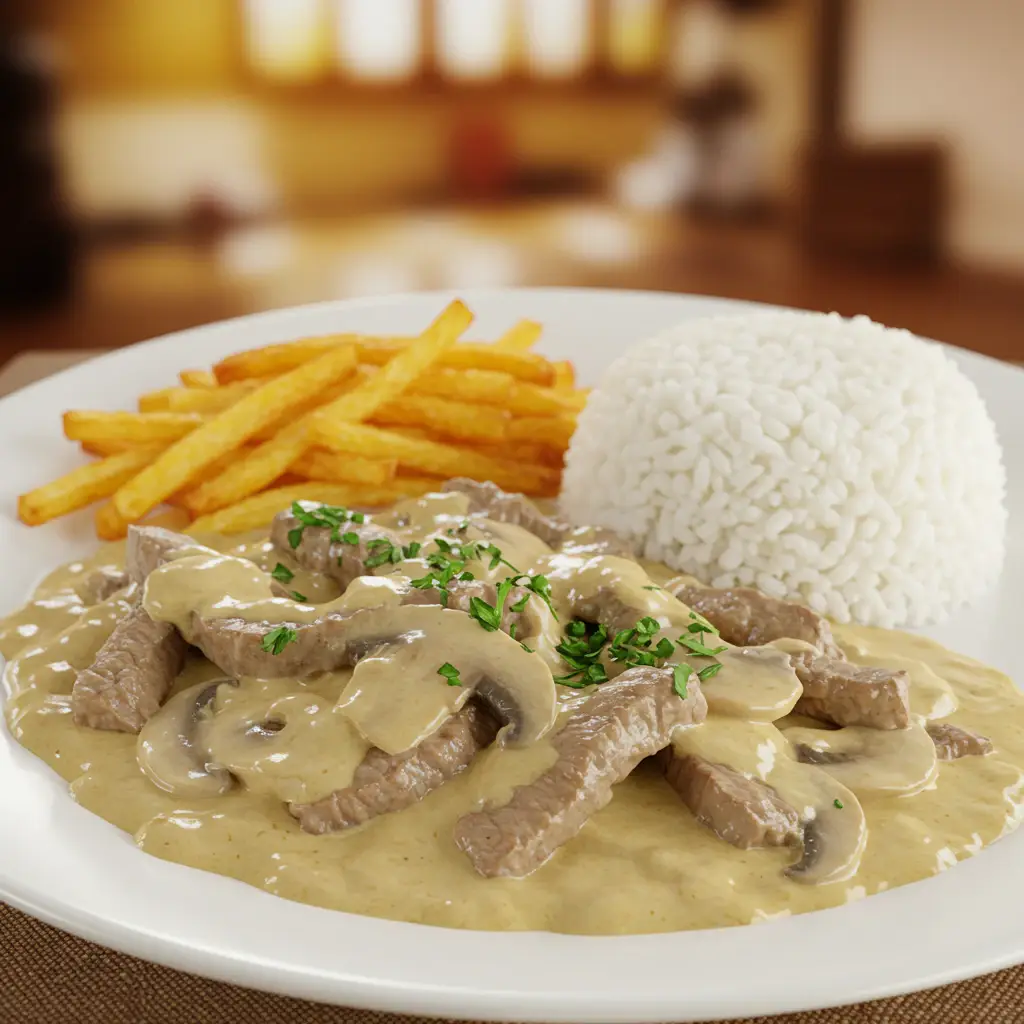 Estrogonofe de carne
