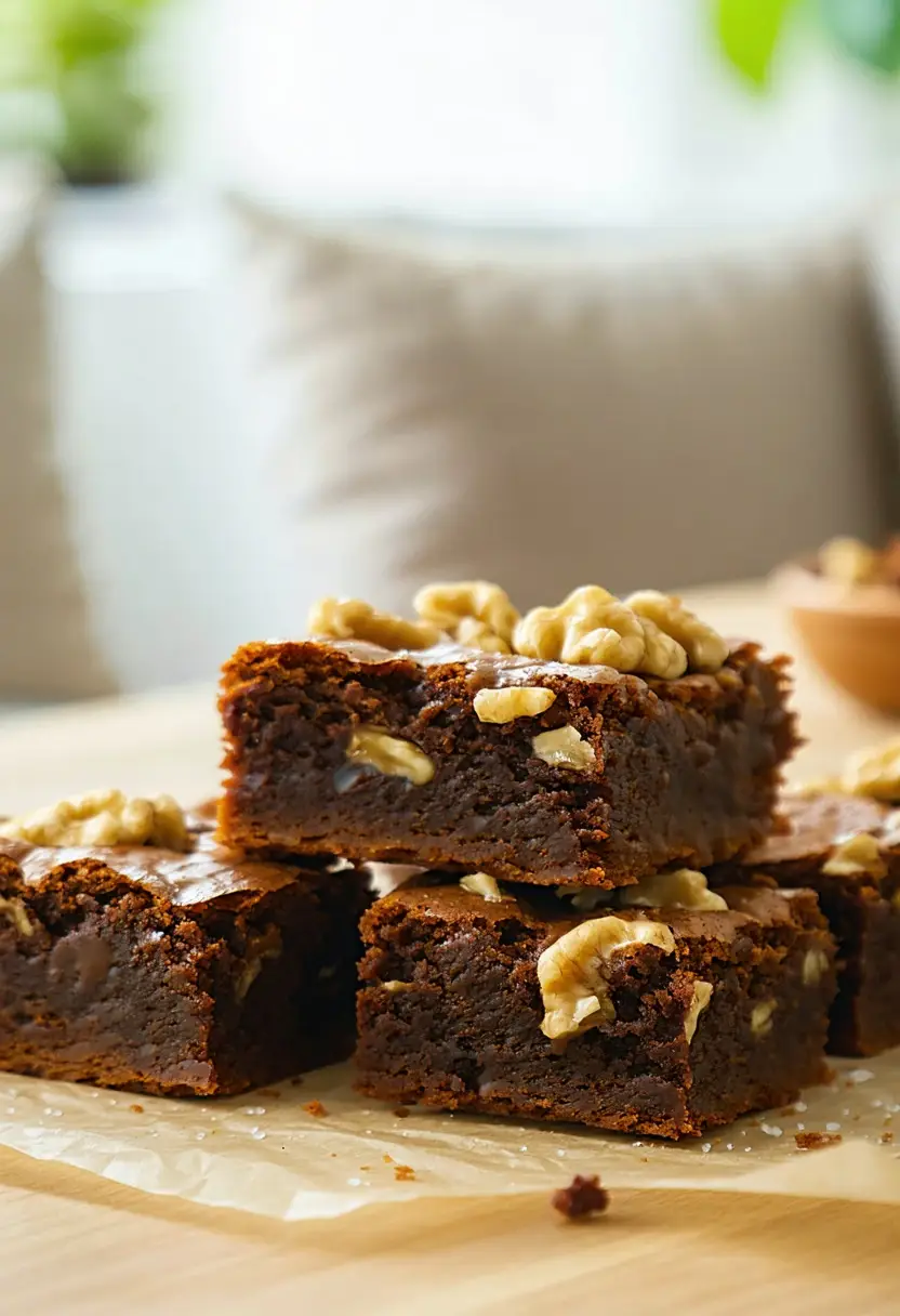 Brownies de Nozes Fudgy