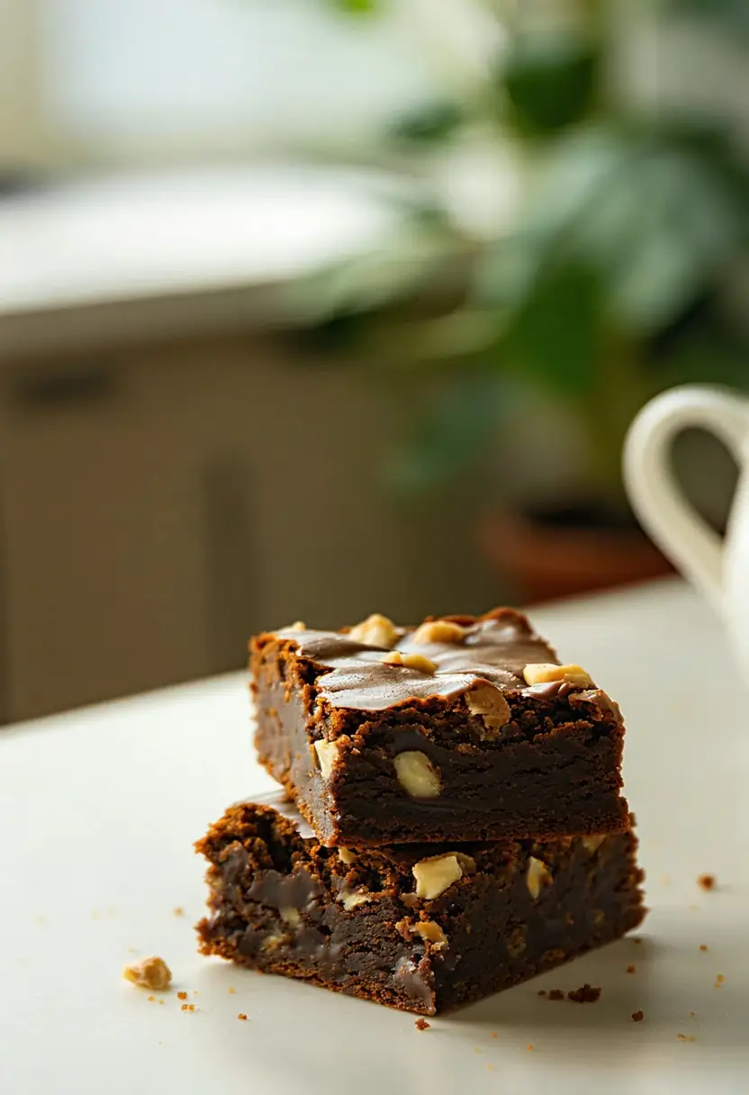 Brownies de Chocolate com Avelã