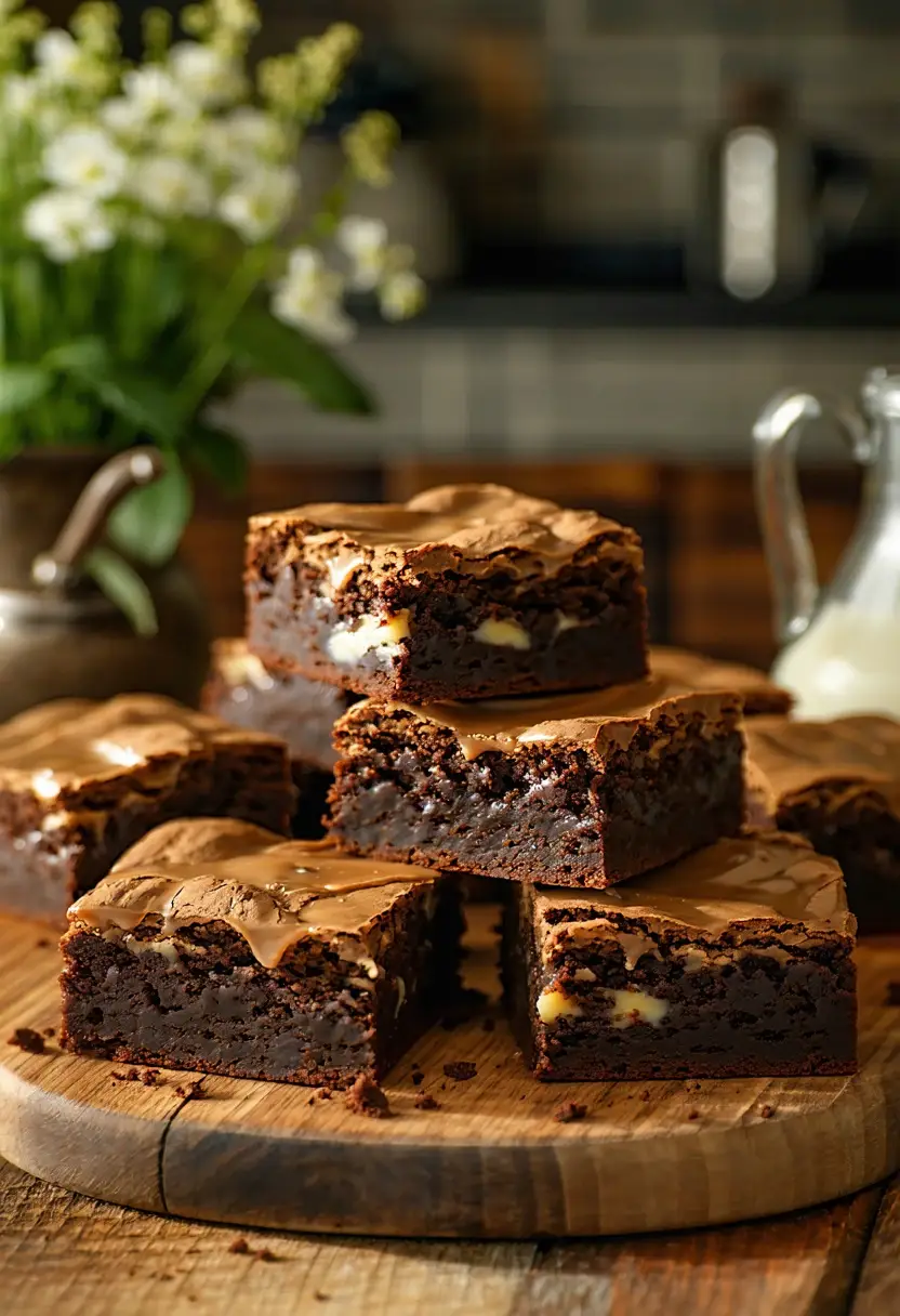 Brownies de Creme Irlandês