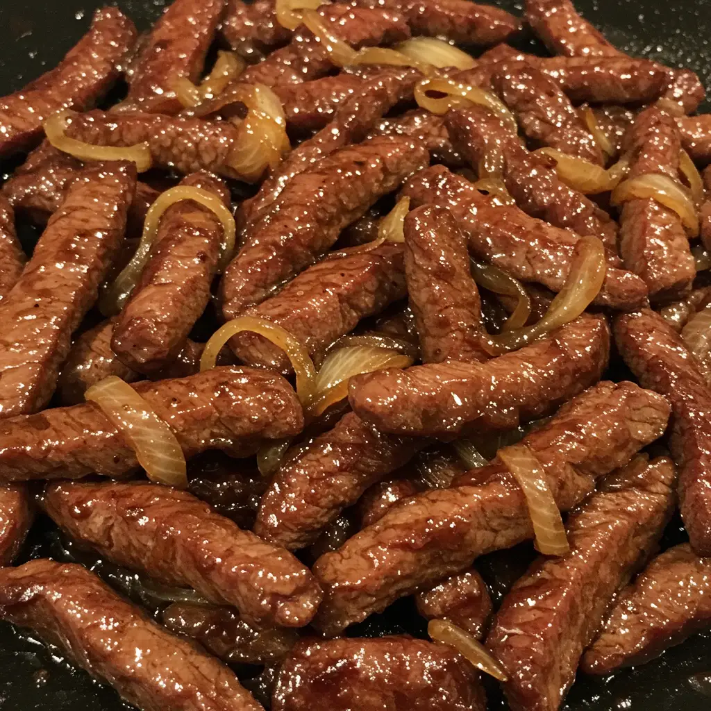 Iscas de Filé Acebolado