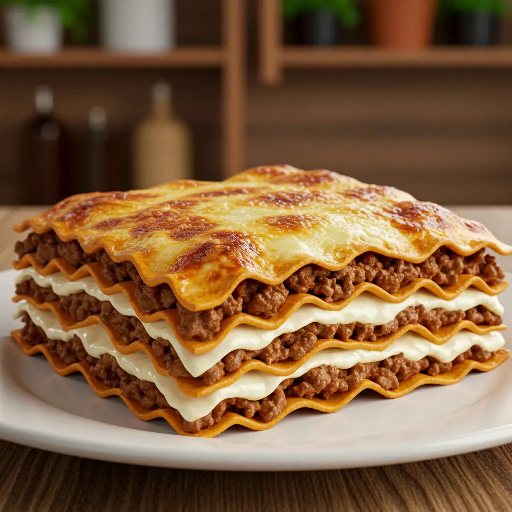 Lasanha de carne moída