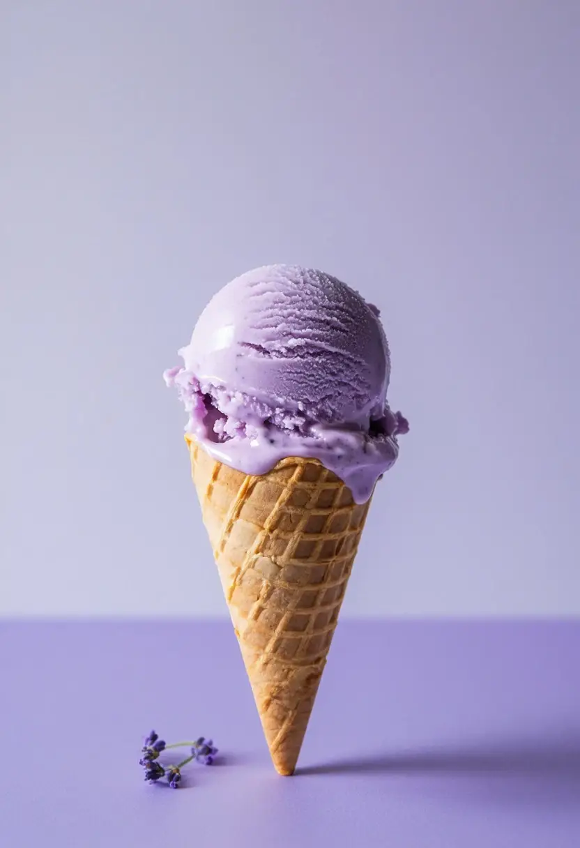 Sorvete de Lavanda