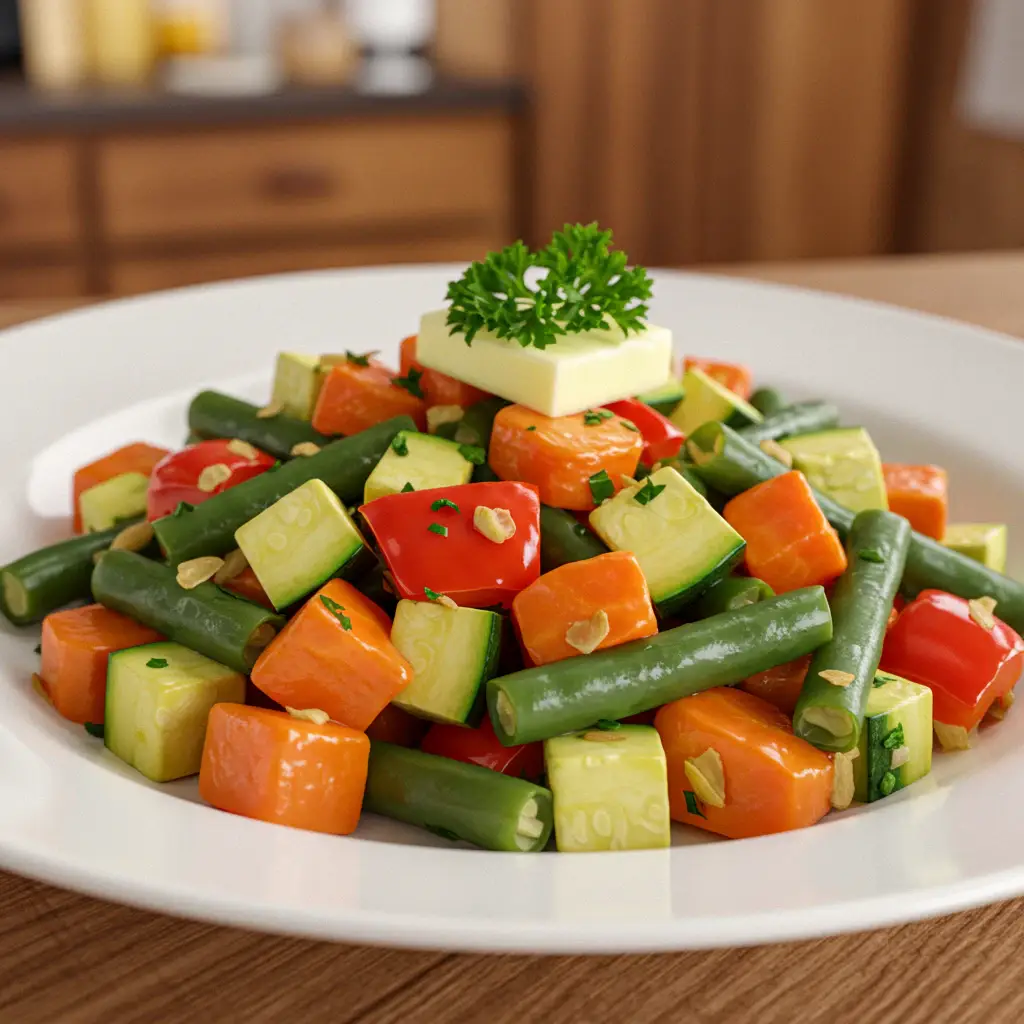 Legumes na manteiga