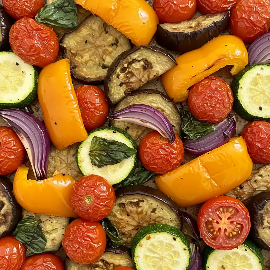 Legumes no forno