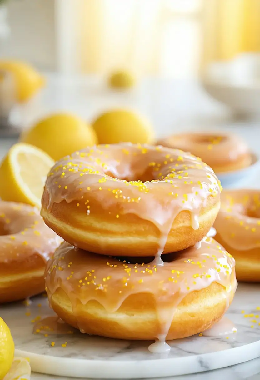Donuts Glaceados de Limão