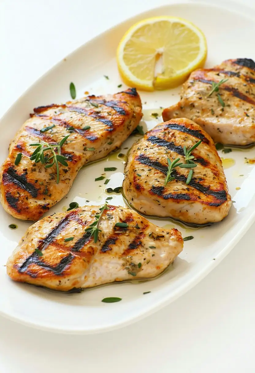 Frango Grelhado com Limão e Ervas