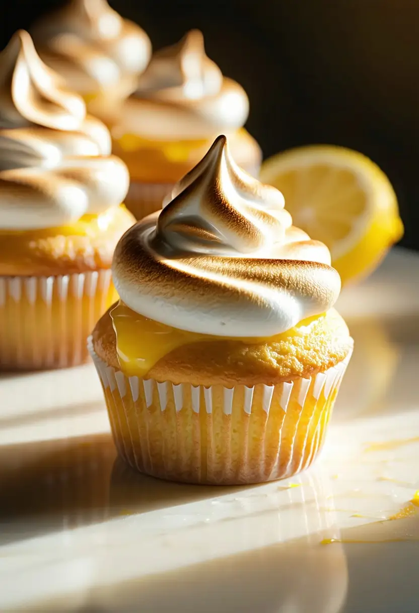 Cupcakes de Merengue de Limão