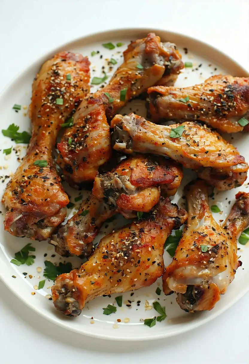 Asinhas de Frango com Limão e Pimenta