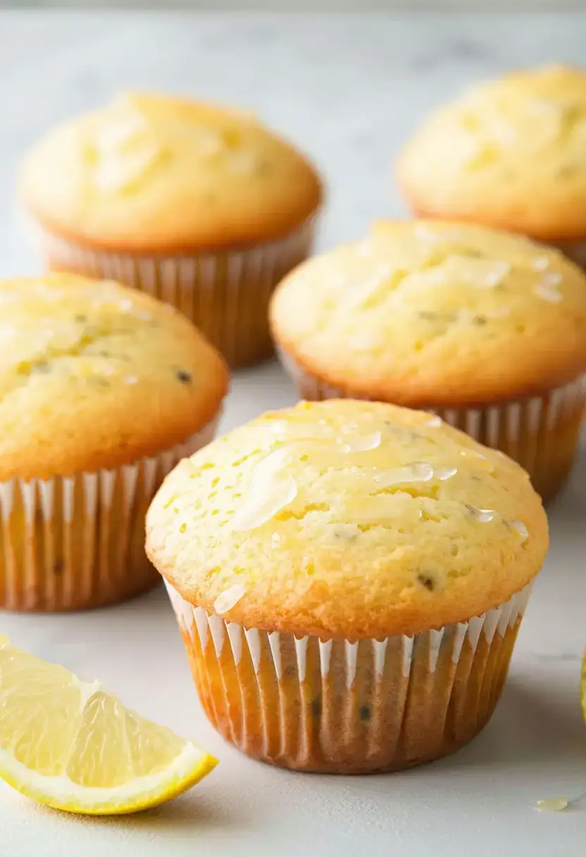 Muffins de Limão com Semente de Papoila