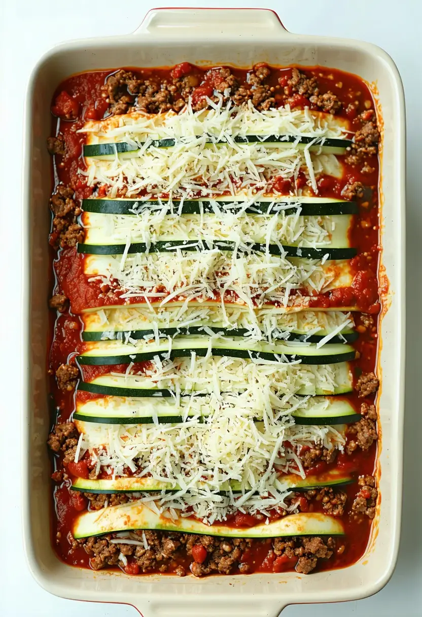 Lasanha de Abobrinha Low Carb