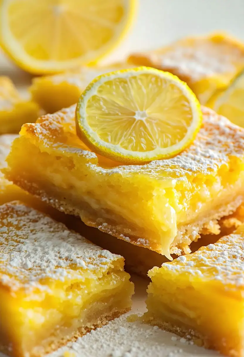 Barras de Limão Deliciosas