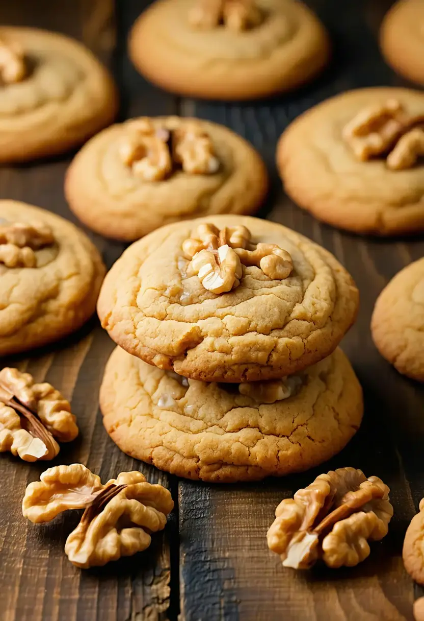Biscoitos de Noz e Maple