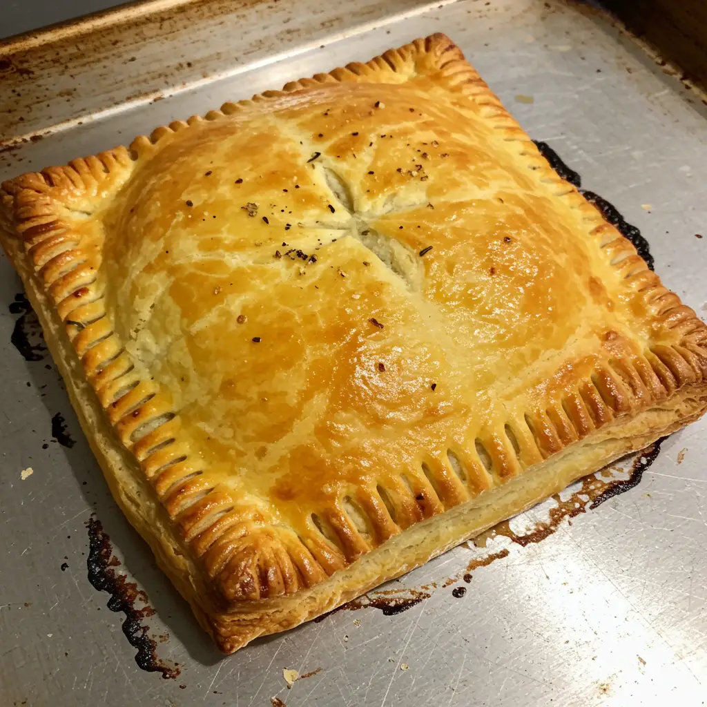 Massa de Pastel Assado