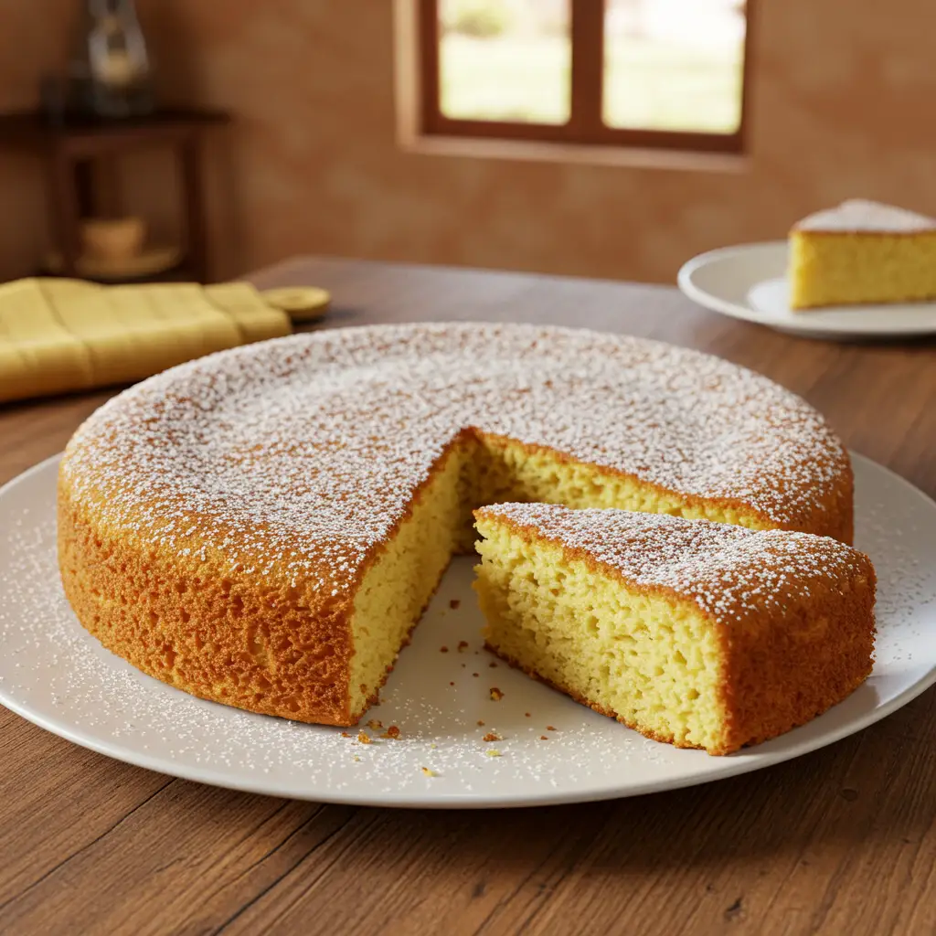 Massa pão de ló simples