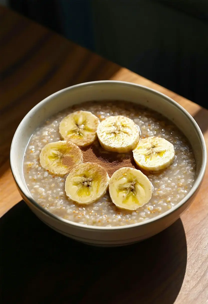 Mingau de Aveia com Banana