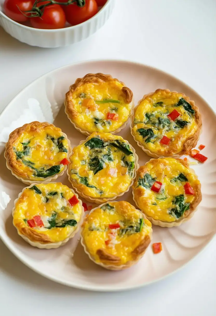 Mini Quiches Vegetais
