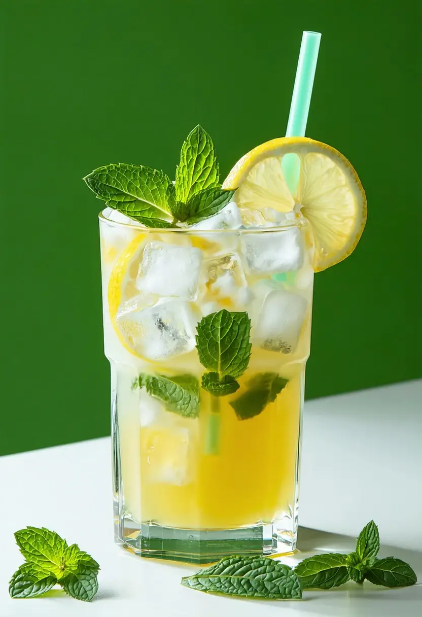 Refresco de Limão e Hortelã