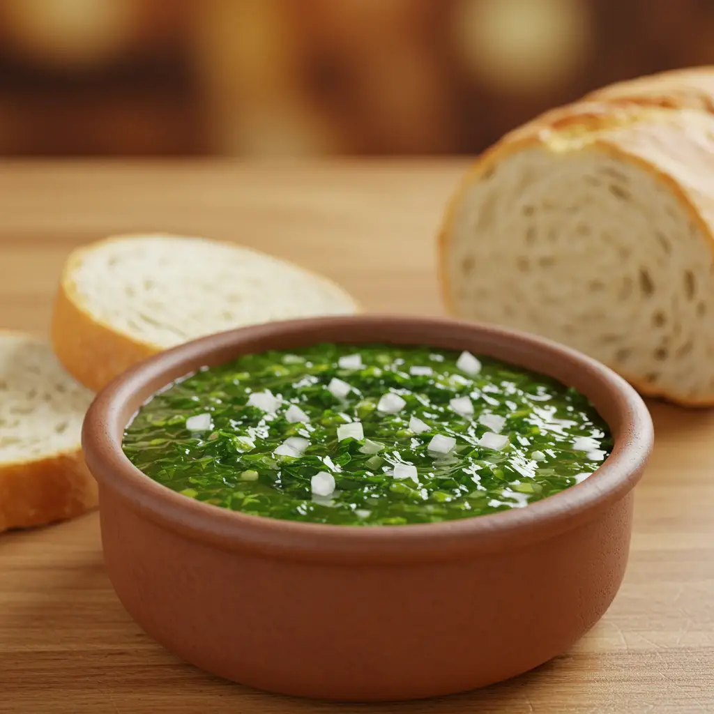 Molho verde delicioso