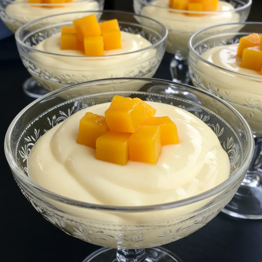 Mousse Cremosa de Manga