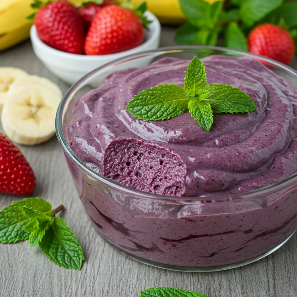 Mousse de Açaí do Pará