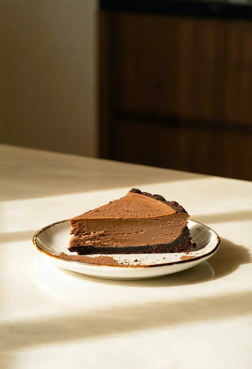 Cheesecake de Chocolate Sem Forno