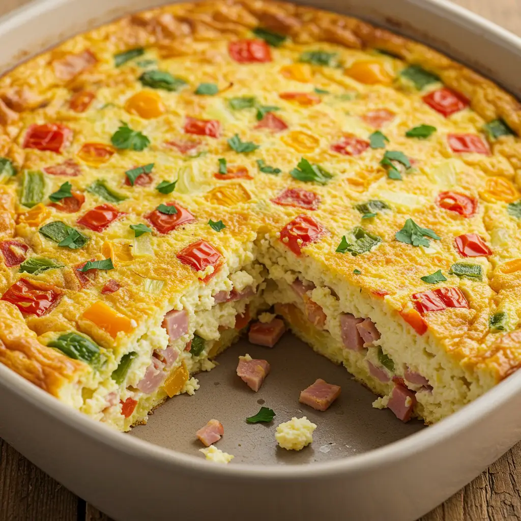 Omelete Assada Colorida