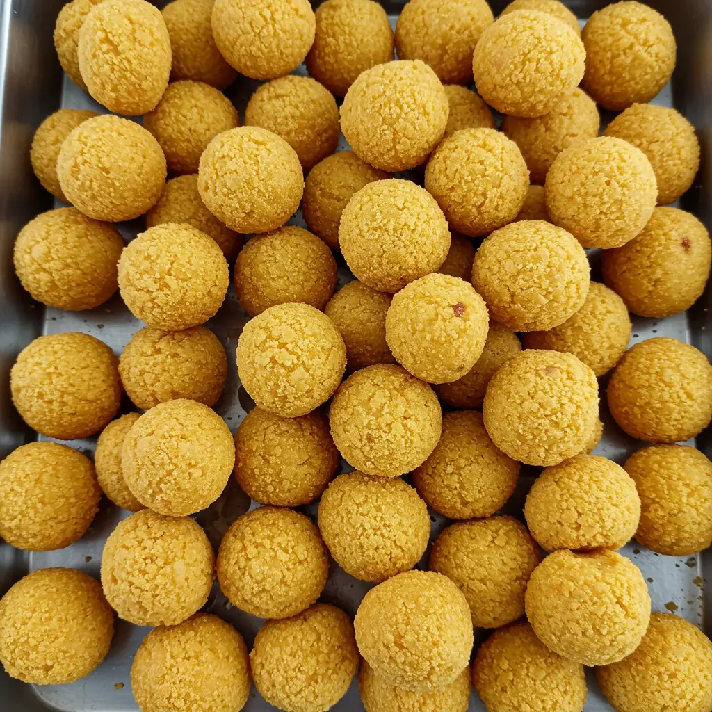 Pão de queijo empanado