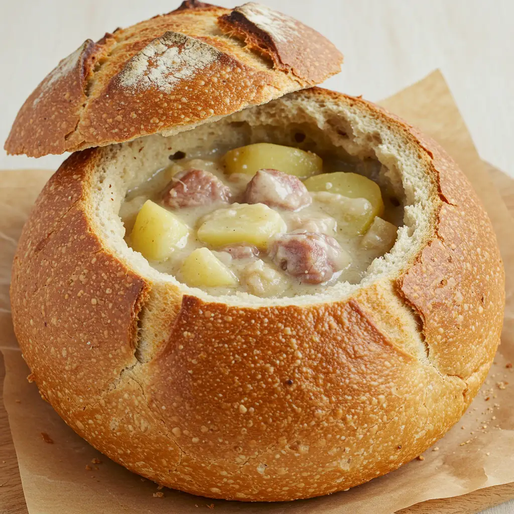Pão italiano recheado