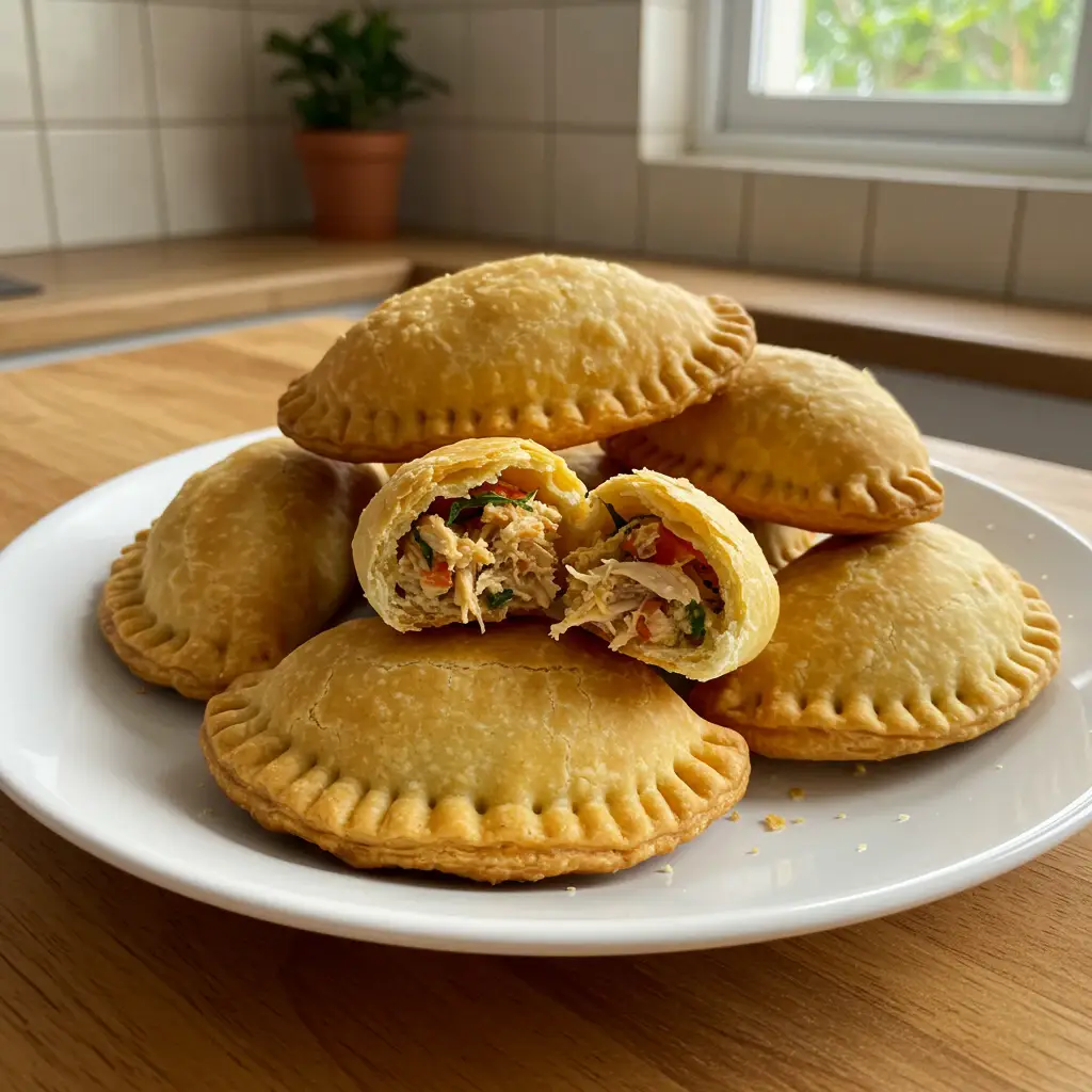 Pastel Assado de Frango