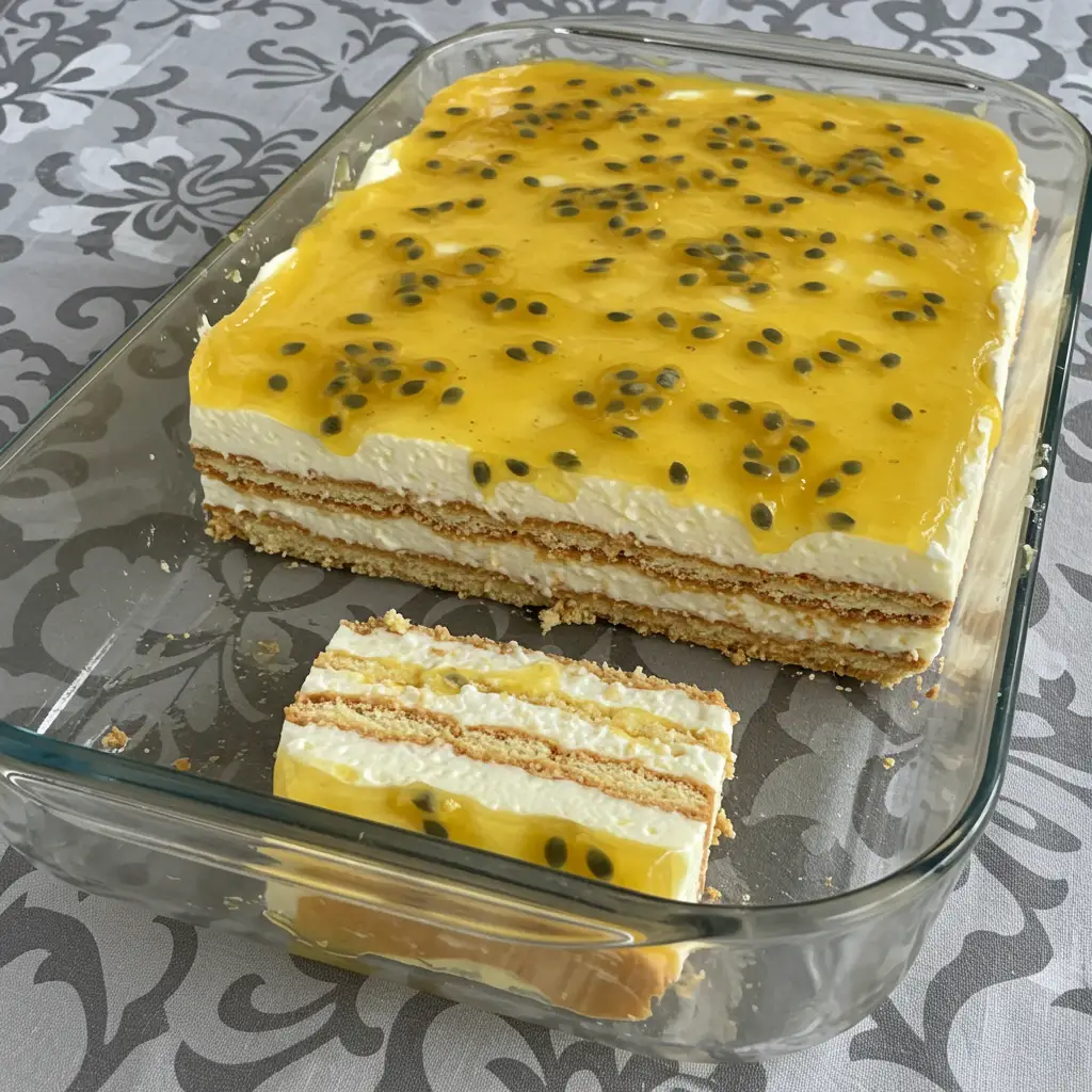 Pavê Mousse de Maracujá