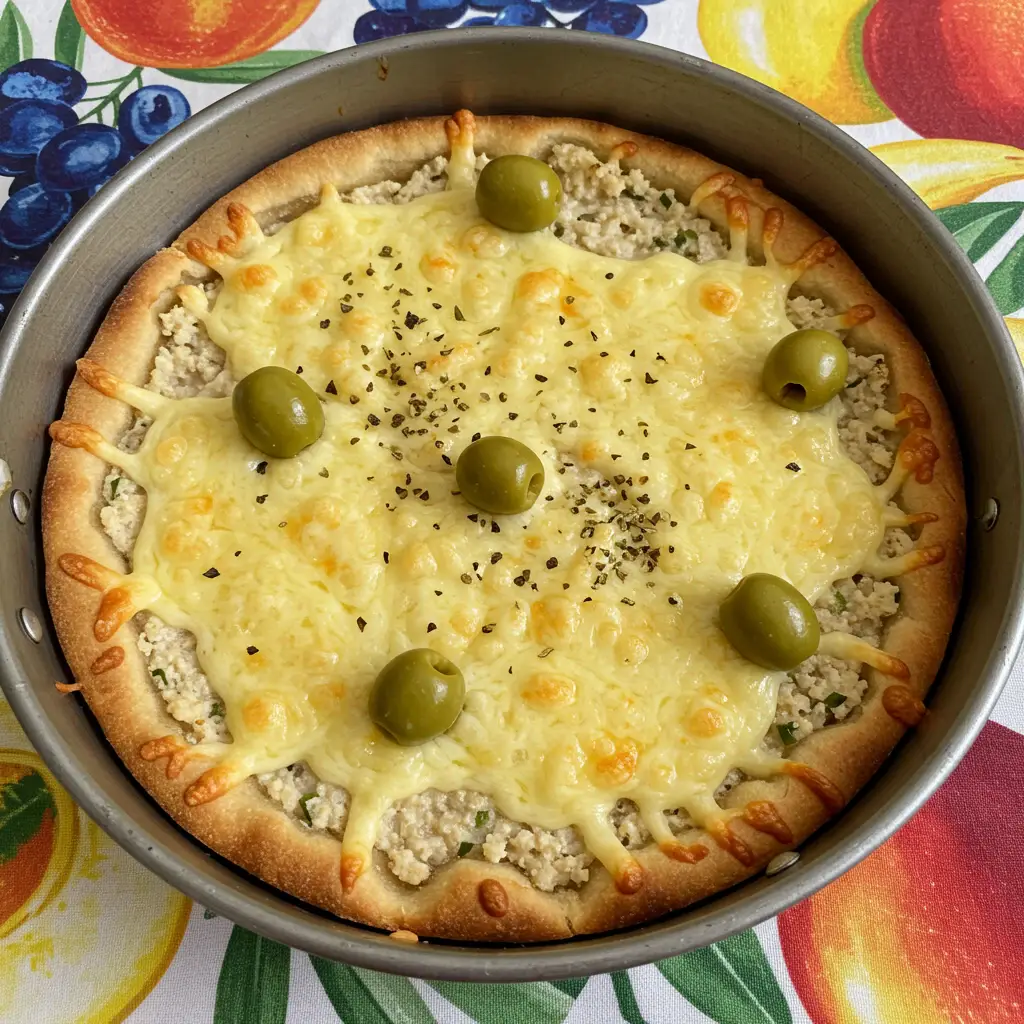 Pizza de Atum Rápida
