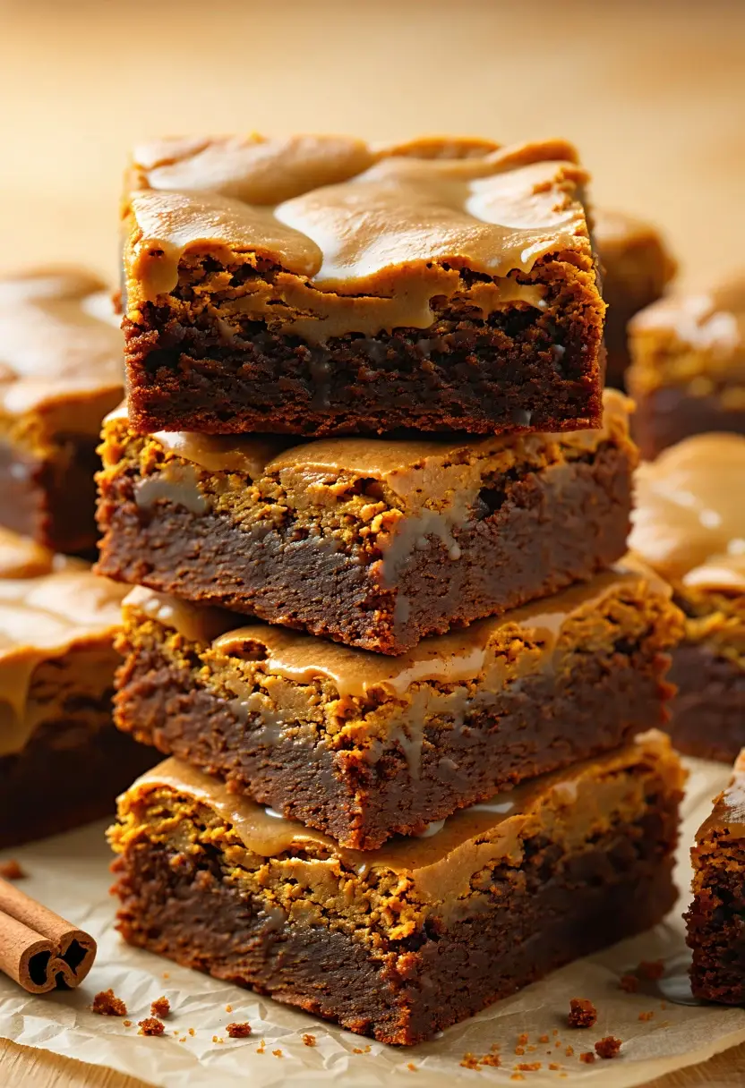Brownies de Especiarias de Abóbora