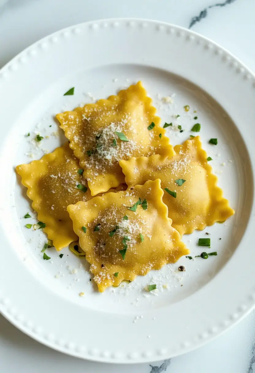 Ravioli de Carne na AirFryer