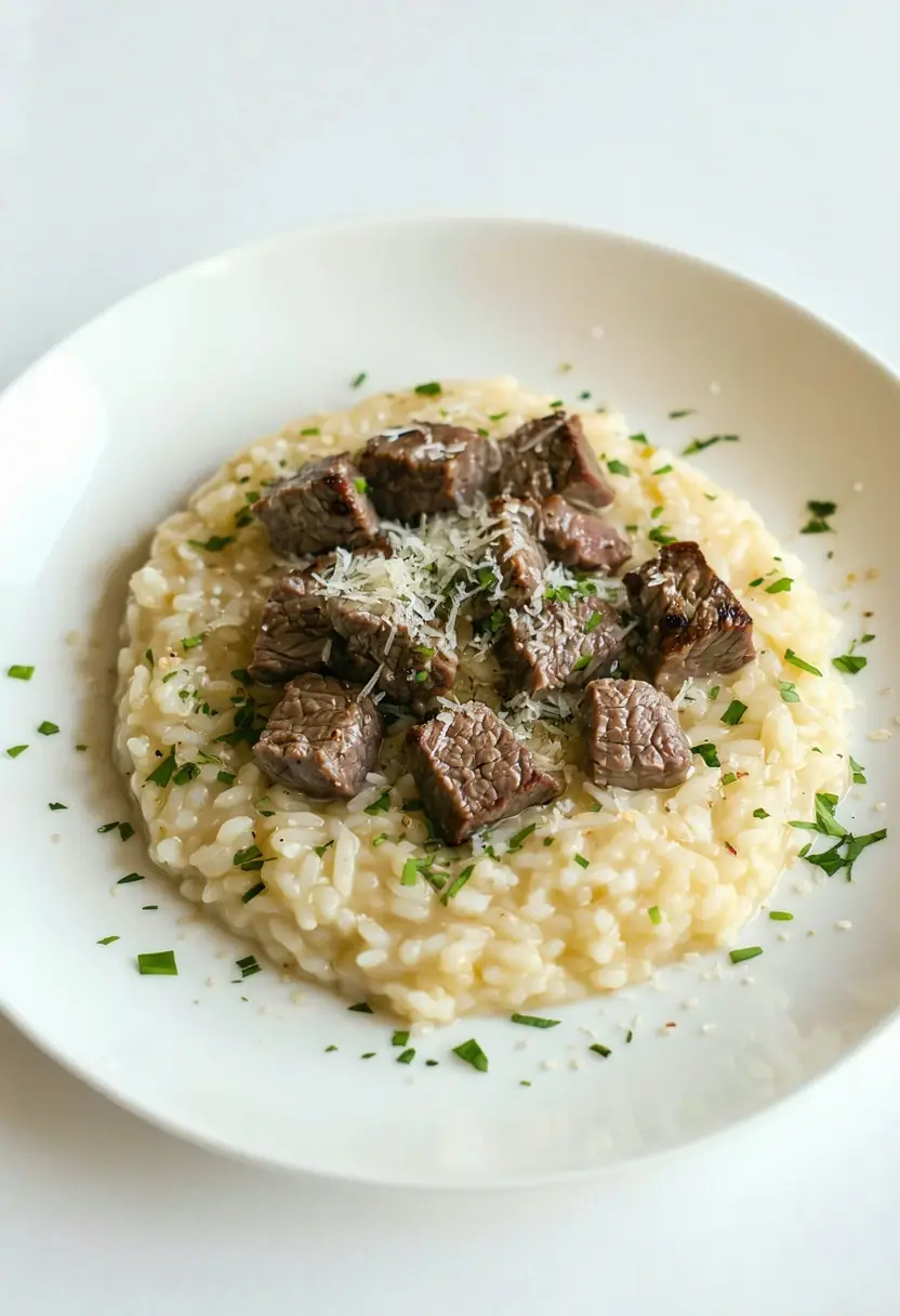 Risoto de Filé Mignon