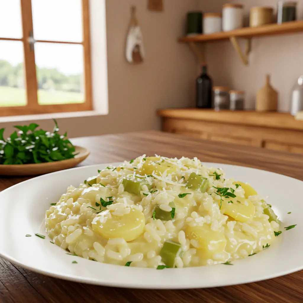 Risoto de palmito