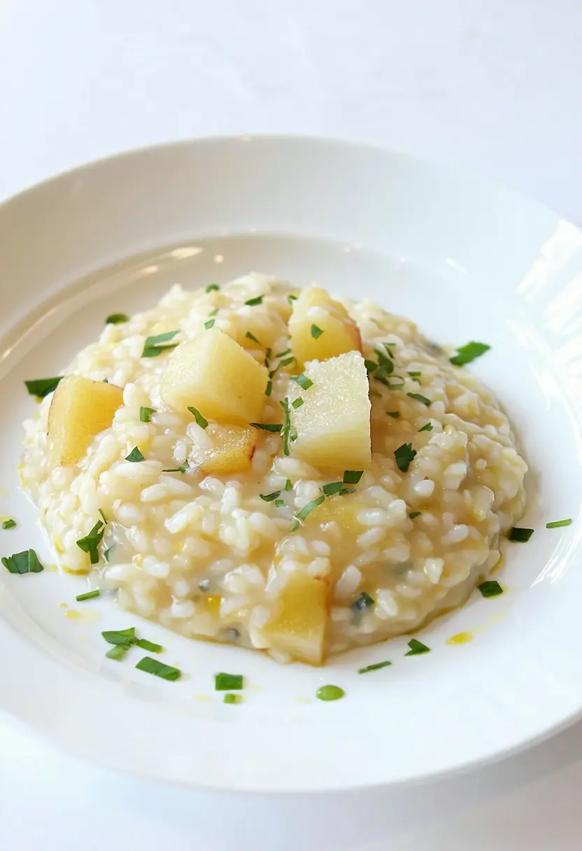 Risoto de Pera com Gorgonzola