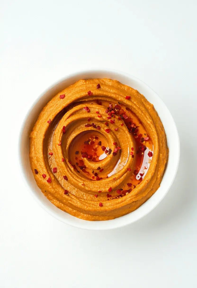 Hummus de Pimentão Vermelho Assado