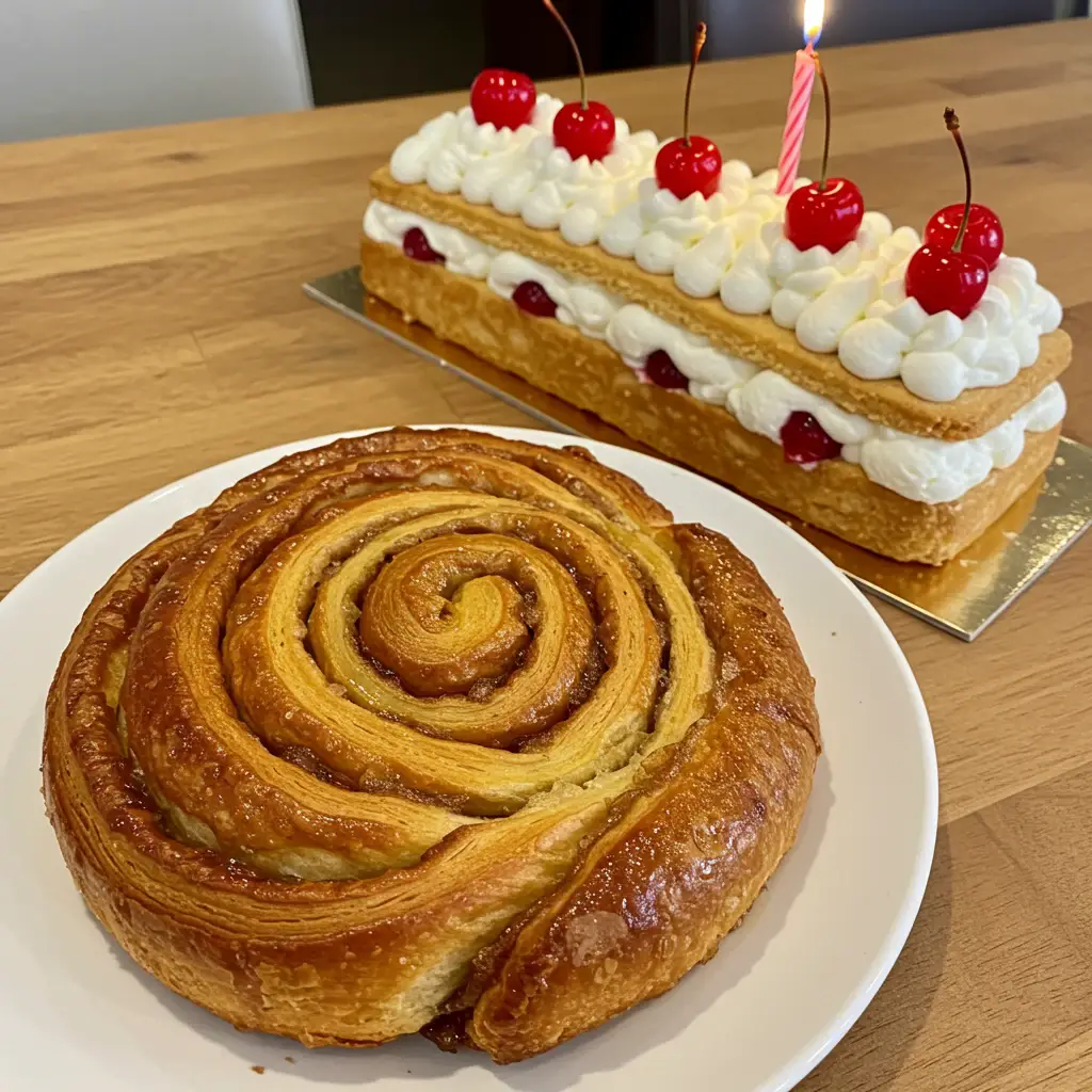 Rosca caracol de coco
